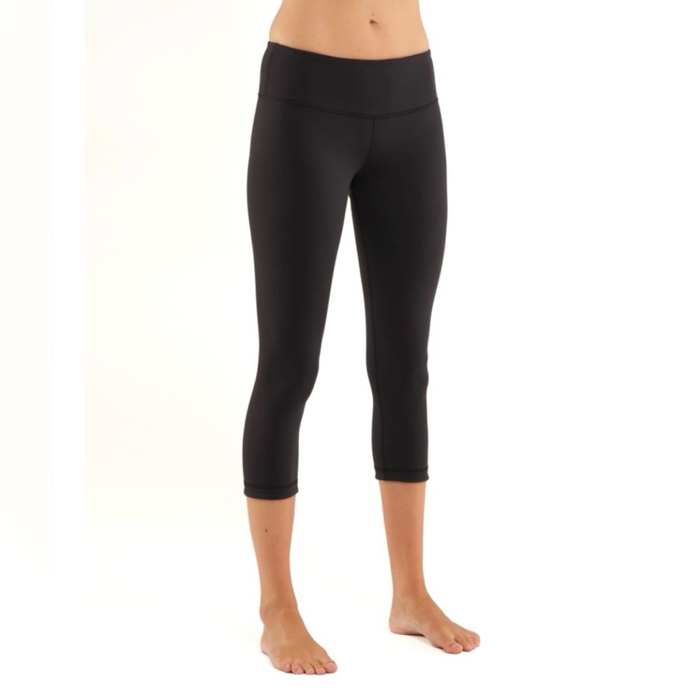 Lululemon Wunder Under Capri Crop Leggings - Black